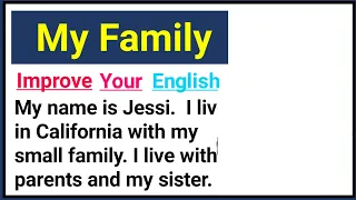 My Family| Learning English Speaking | Level 1 |  Listen and Practice | #03