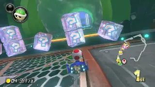 Mario Kart 8 Deluxe Toad Gameplay - 150cc Blue Falcon 3DS Piranha Plant Slide