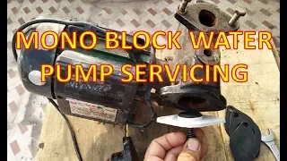Monoblock Water Pump Servicing | Replacing of Non-return Valve to Avoid Vacuum Leaking in Pumps