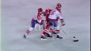 1984 USSR-2 - Canada (Olympic) 4-4 bul. 6-3  Ice Hockey. Paris Cup, 1/2 final