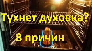 Почему тухнет духовка  8 причин