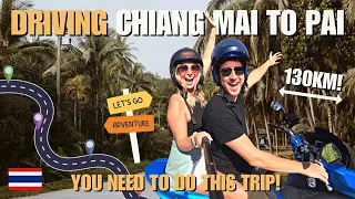 Driving From Chiang Mai To Pai | Northern Thailand Scooter Road trip