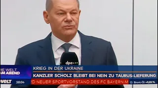 Olaf Scholz - 26.02.24 - einManneinWort?! - AN IHREN TATEN WERDET IHR SIE ERKENNEN ...