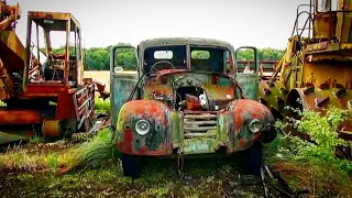 ABANDONED airfield with loads of military vehicles