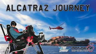 6DOF motion Simulator | FS2020 copter Alcatraz journey