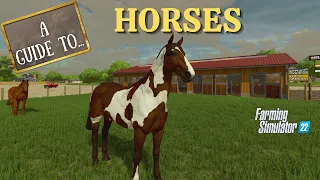 A GUIDE TO... HORSES in Farming Simulator 22 | PS5 | FS22