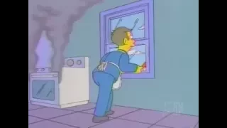 Steamed Hams but the window is rusted