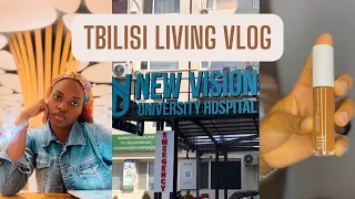 WEEKLY VLOG| MED STUDENT IN TBILISI GEORGIA | EXAM WEEK| New vision University clinic, Tbilisi mall.