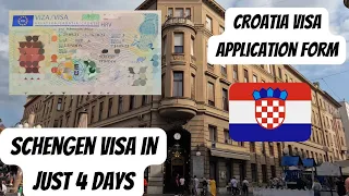 How To Apply for a Croatia Schengen Visa? | Application Form