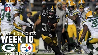 Green Bay Packers vs. Pittsburgh Steelers | 2023 Week 10 Game Highlights