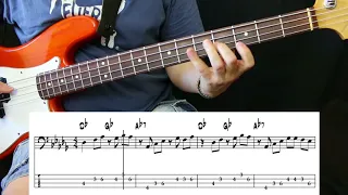 David Lindley - Twist & Shout (Bass cover with tabs)