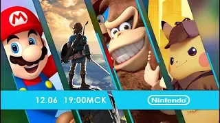 [18:30] Прямая трансляция конференции Nintendo на E3 2018 на русском языке