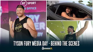 Tyson Fury Media Day | Behind The Scenes | Fury v Wilder 3 confirmed for BT Sport Box Office Oct 9