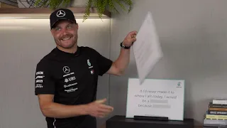 Valtteri fills in the blanks!