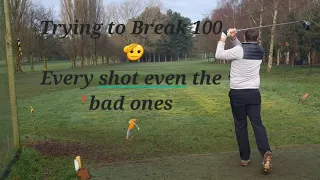 high handicap golfer trying to break 100 Every shot even the bad ones #Subscribe