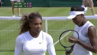 Serena Williams forced to withdraw from doubles - Wimbledon 2014