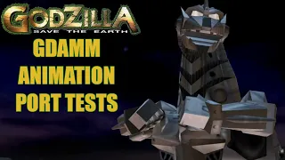 Animation Port Tests - Godzilla: Save the Earth (PS2)