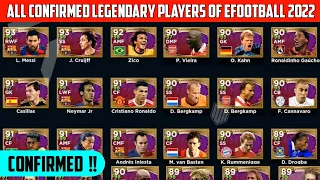 Official !! 100+ New Goat Legendary Players Appear In eFootball Pes 2022 || eFootball 2022 Mobile