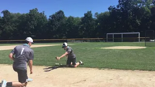 Infield- 2 Knee Short Hops