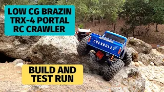 TRX-4 Portals on Low CG Brazin chassis - build and test run