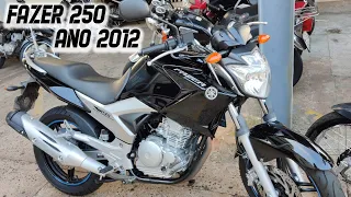 MINHA NOVA MOTO - FAZER 250 ANO 2012 !