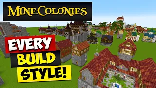 MineColonies Every Build Style In The Game!