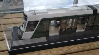 Le nouveau tramway de Nantes retrouver la maquette à la gare de Nantes