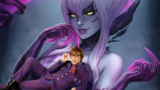 Evelynn's voice lines got me like...