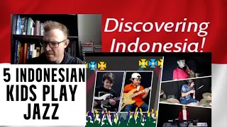 5 Indonesian Kids Play Fusion Jazz, "SKETSA" (Karimata): Pro Violinist Reaction