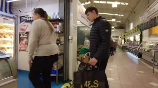 Leigh Market. Walking through the Market 24th February  2023