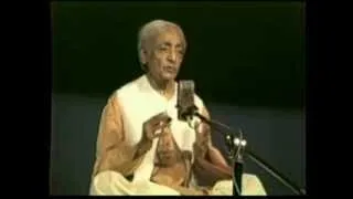 J. Krishnamurti - Bombay (Mumbai) 1984 - Public Talk 2 - The endless cycle of action and reaction