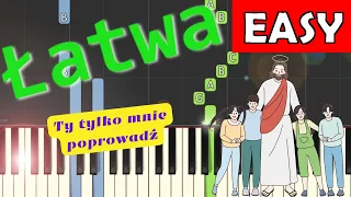 🎹 Ty tylko mnie poprowadź (Tomasz Kamiński) - Piano Tutorial (łatwa wersja) 🎵 NUTY W OPISIE 🎼