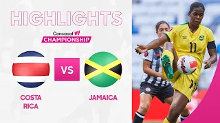 Concacaf Women's Championship 2022 Highlights | Costa Rica vs Jamaica