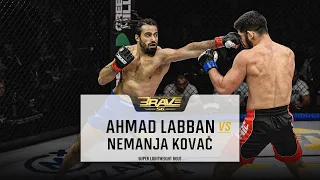 Ahmad Labban vs Nemanja Kovač | FREE MMA Fight | BRAVE CF 56