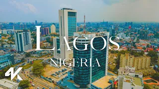 Lagos Nigeria Aerial View  -  4k Scenic Drone Video 2023