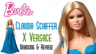 ⚜️ CLAUDIA SCHIFFER X VERSACE BARBIE SIGNATURE DOLL 👑 EDMOND'S COLLECTIBLE WORLD 🌎 UNBOXING & REVIEW