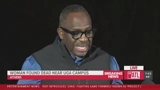 UGA gives update after woman found dead on campus