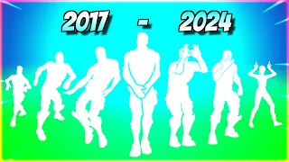 Fortnite Evolution of Season Dances & Emotes  (Season 1 - Season 29)