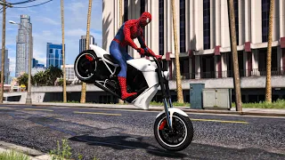 GTA 5 Spiderman Motorcycle Fails/Ragdolls Episode 19 (Euphoria Ragdolls)