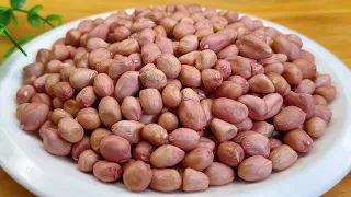 Don't fry fried peanuts directly in the pot. Master a few tips to make them crispy but not mushy. T