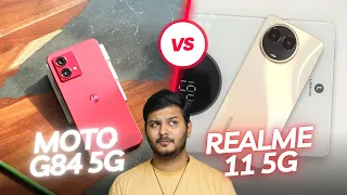 Moto G84 5G vs Realme 11 5G : Full Comparison | Best Phone Under 20000?