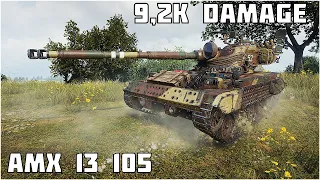 AMX 13 105 • 9,2K DAMAGE 8 KILLS • World of Tanks