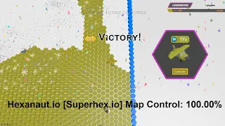 Hexanaut.io [Superhex.io] Map Control: 100.00%