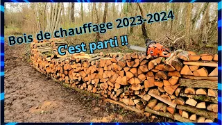 Bois de chauffage saison 2023-2024, c'est parti !!