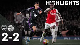 Stunning back and forth ends in draw! | Arsenal FC vs. FC Bayern 2-2 | UCL Highlights