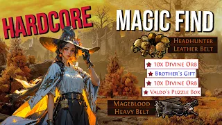 3.23 The Best Hardcore T16 Magic Find Build. DD Complete Guide.