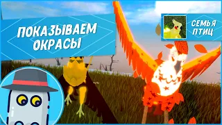 🐤Показываем Окрасы в Семье Птиц Роблокс 🐤Roblox Feather Family