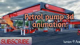 Petrol pump Designing and animation clip