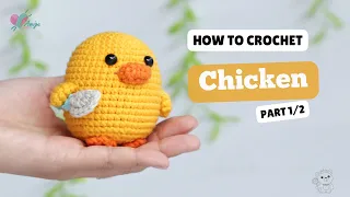 #492 | Amigurumi Chicken (1/2) | Crochet Amigurumi | Free Pattern | Amiguworld