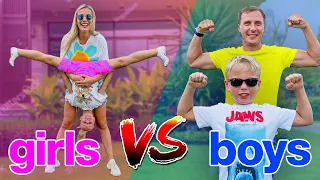 BOYS vs. GIRLS Gymnastics Strength Challenge